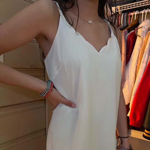 cute scallop neck dress tank - Picture 1 of 3
